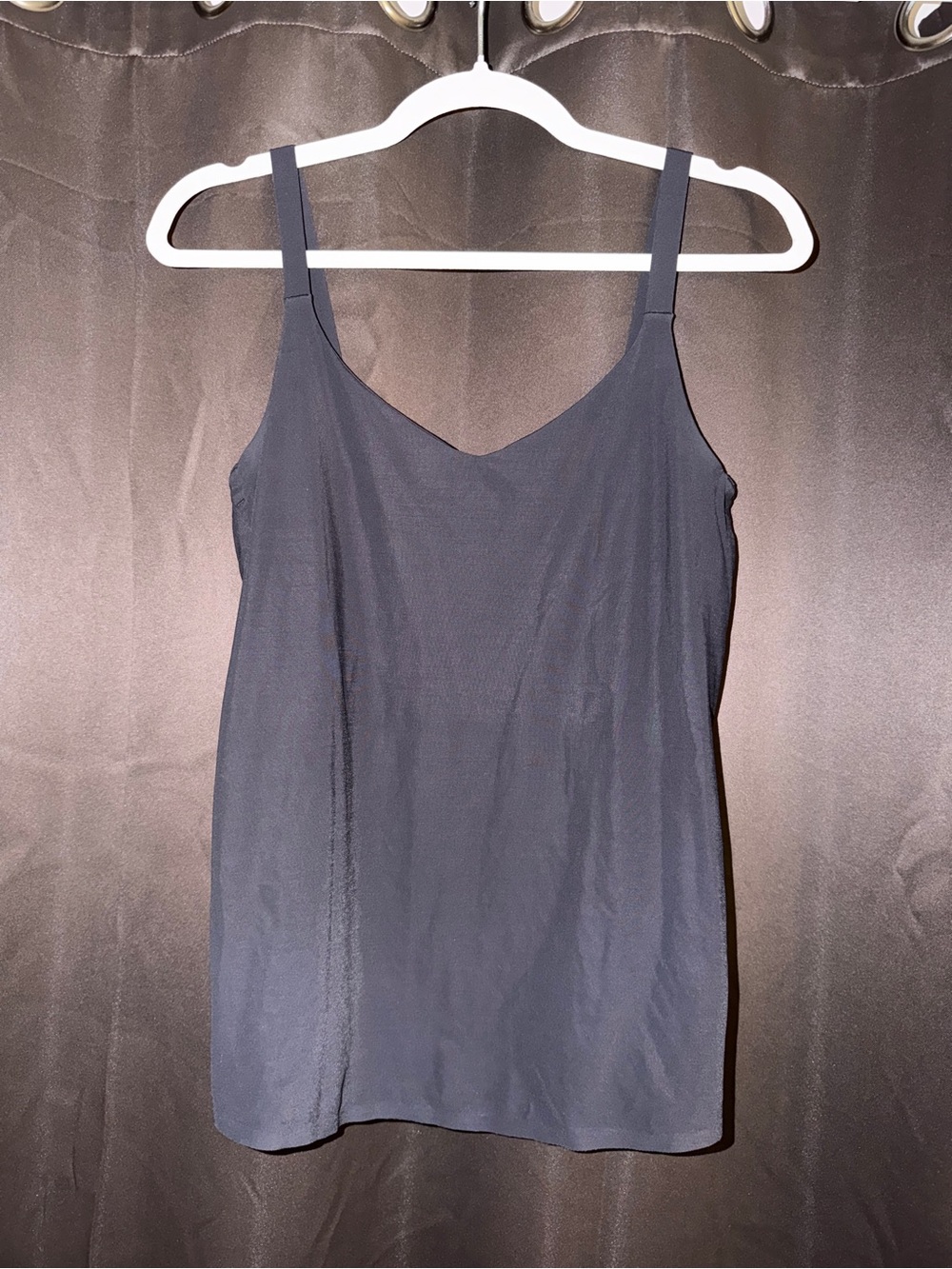 ADAY Black Lightweight V-Neck Tank